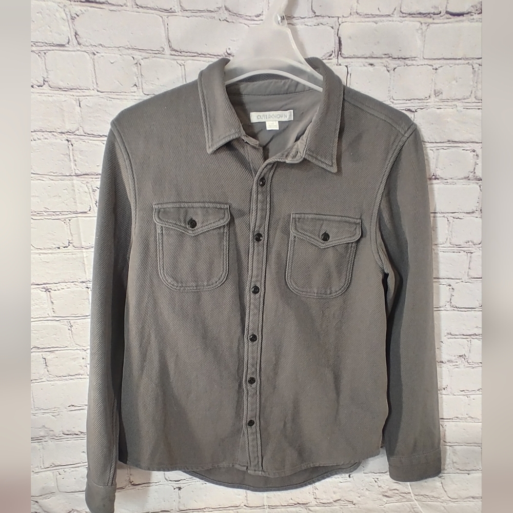 Outerknown Gray Blanket Shirt